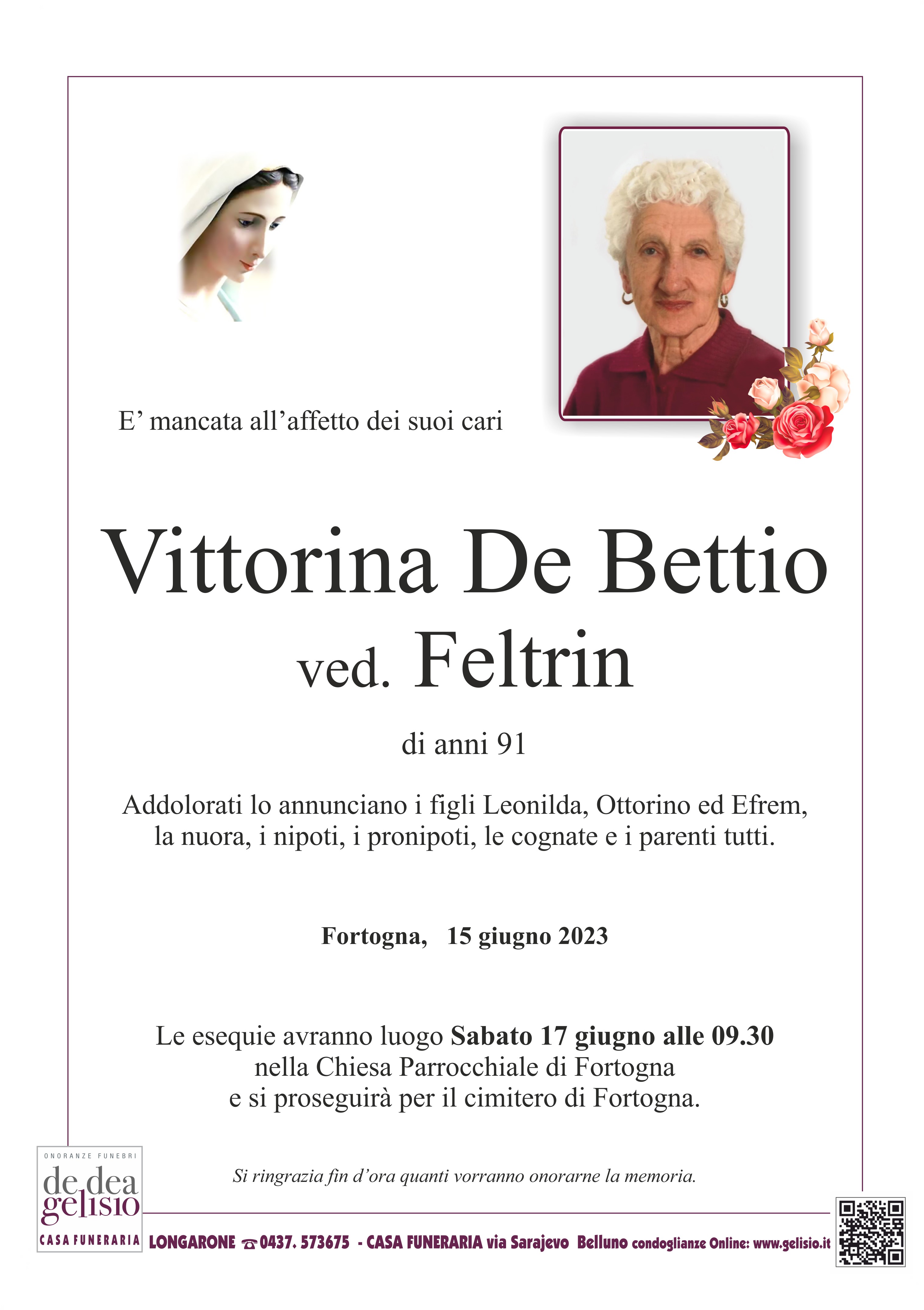 De Bettio Vittorina