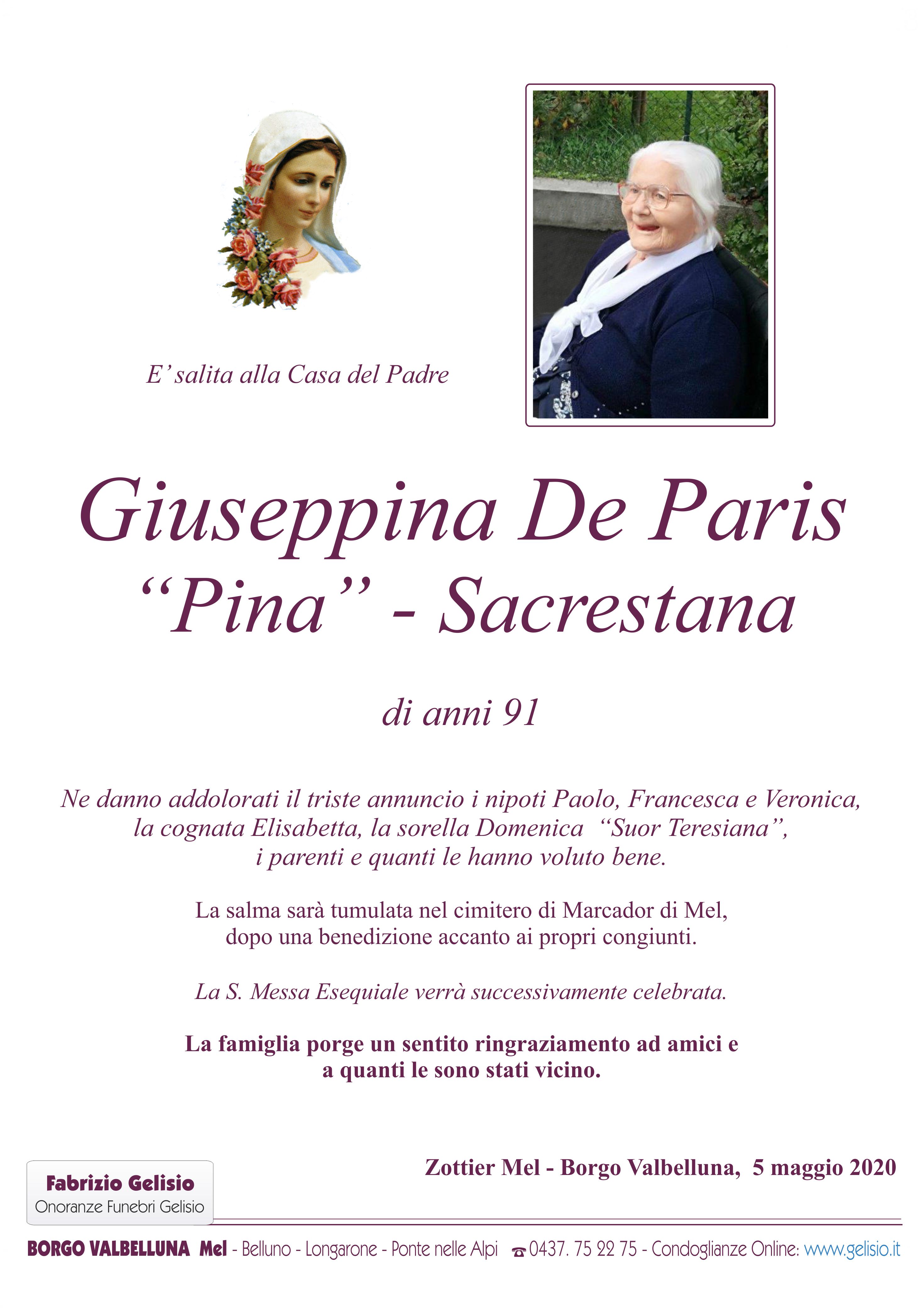 De Paris Giuseppina
