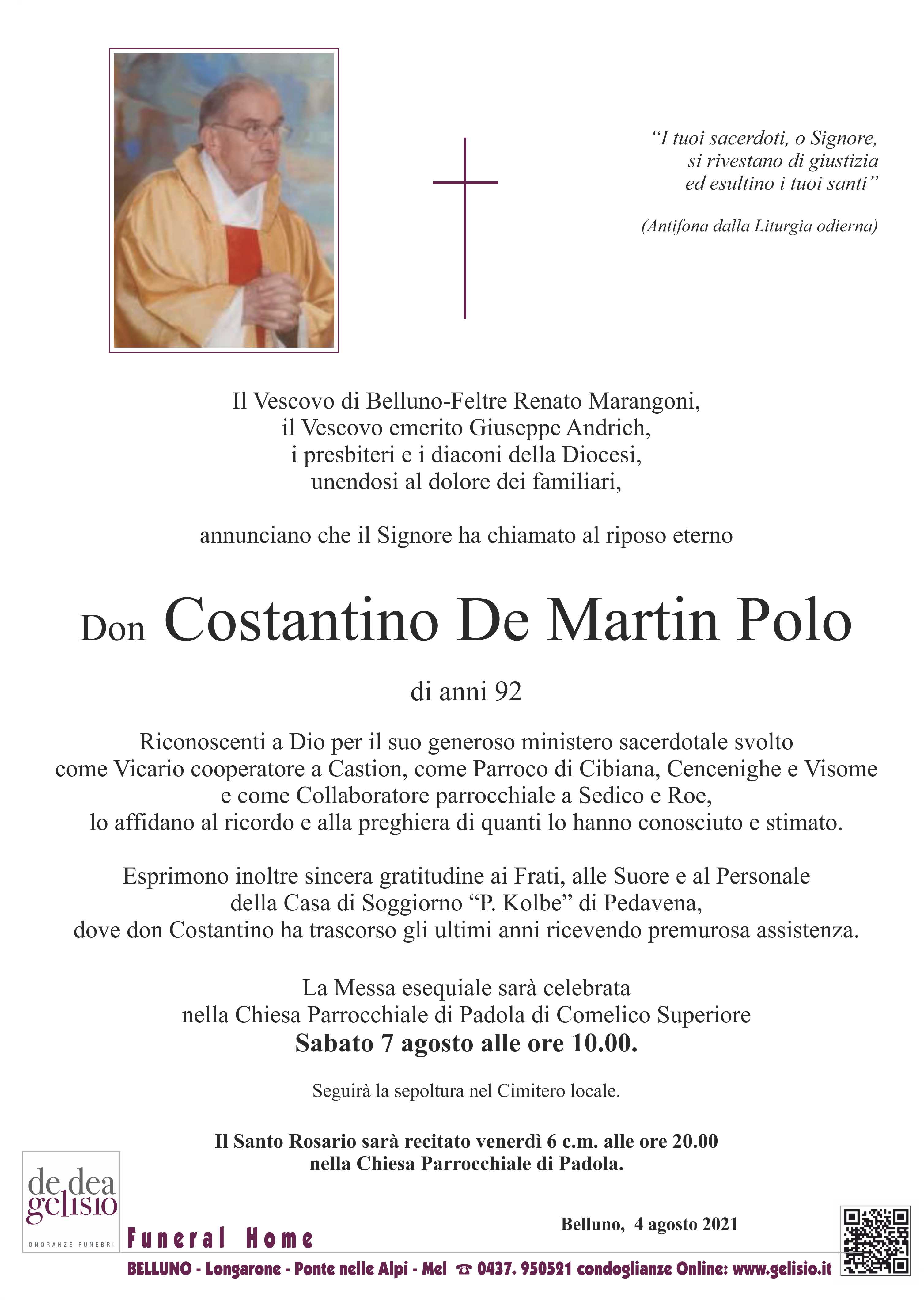 Don Costantino De Martin Polo