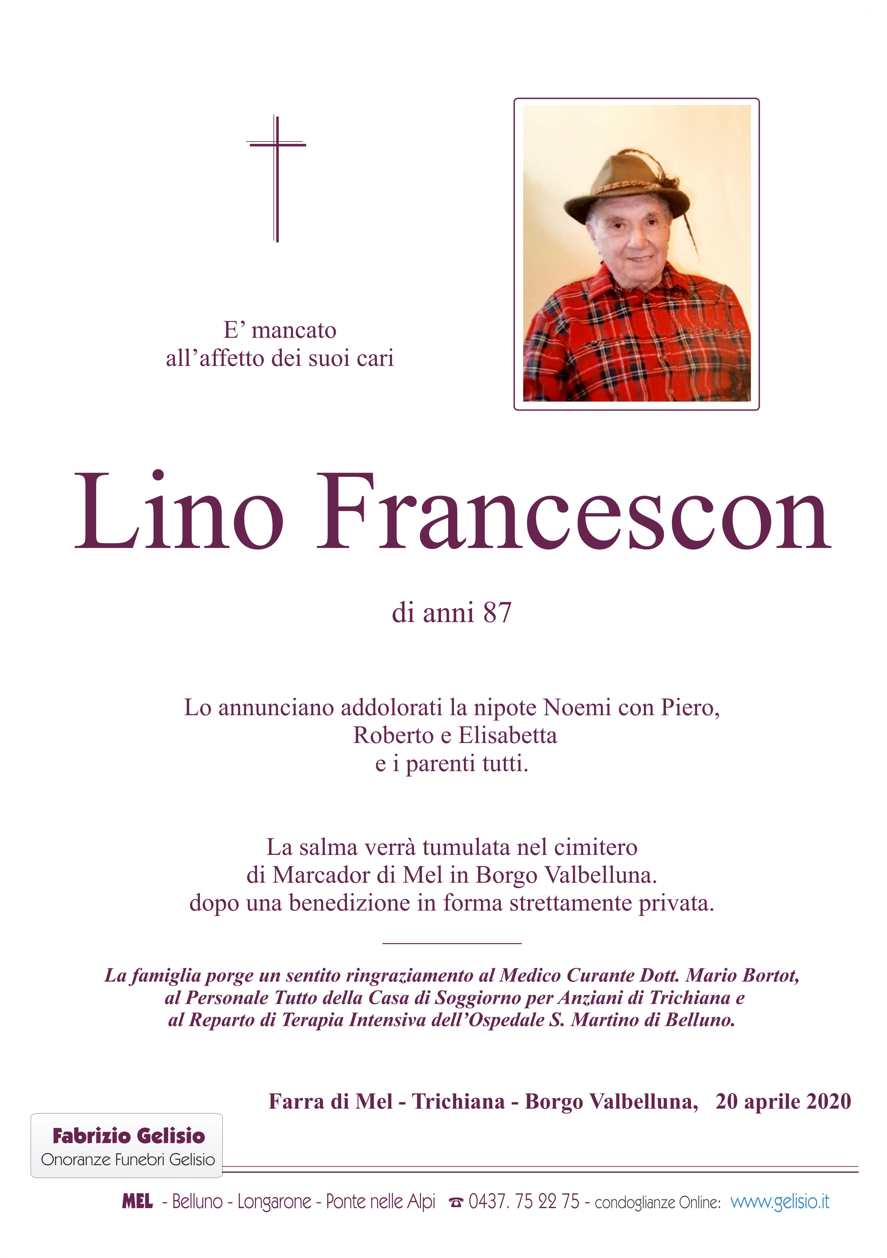 Francescon Lino
