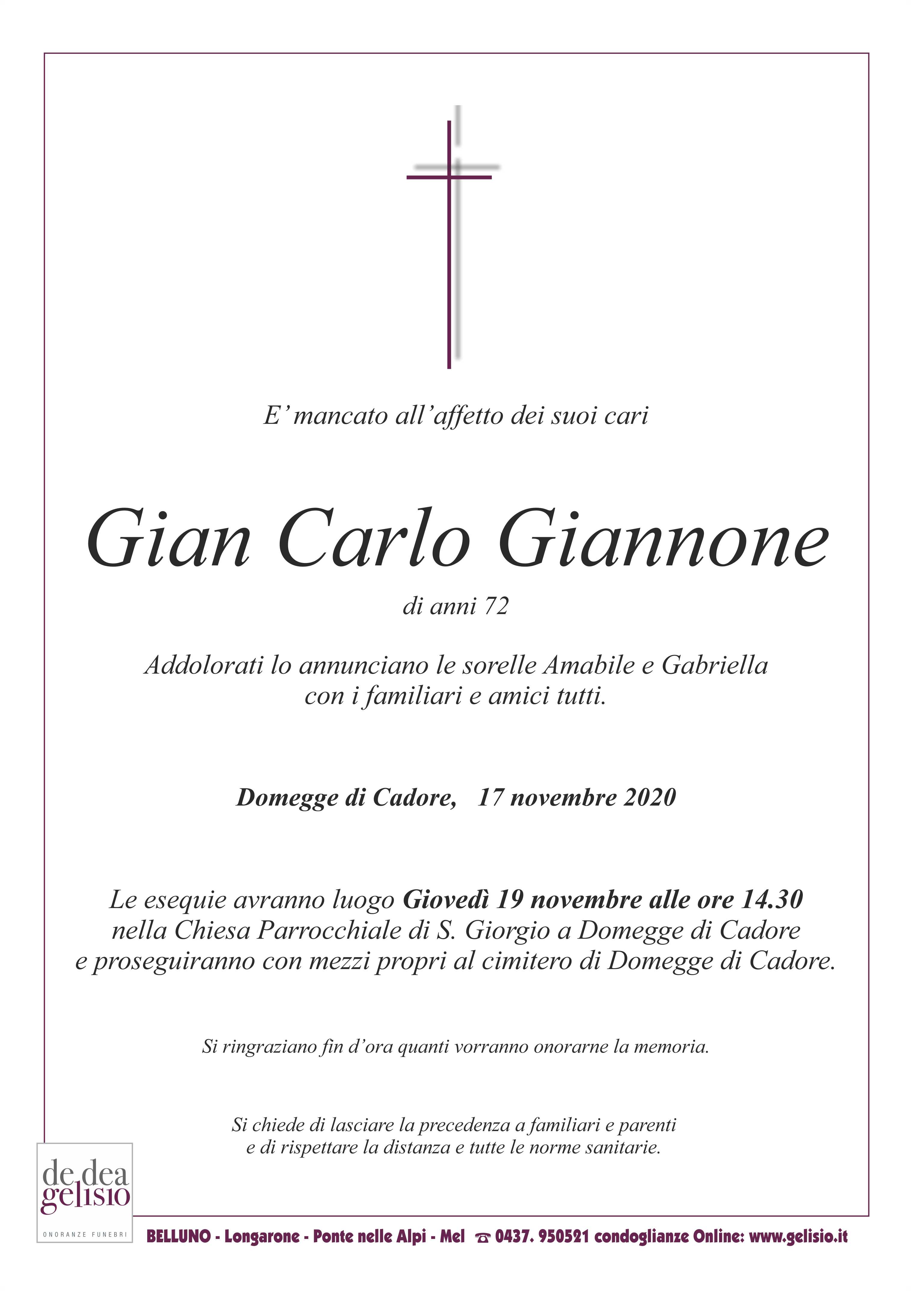 Giannone Gian Carlo