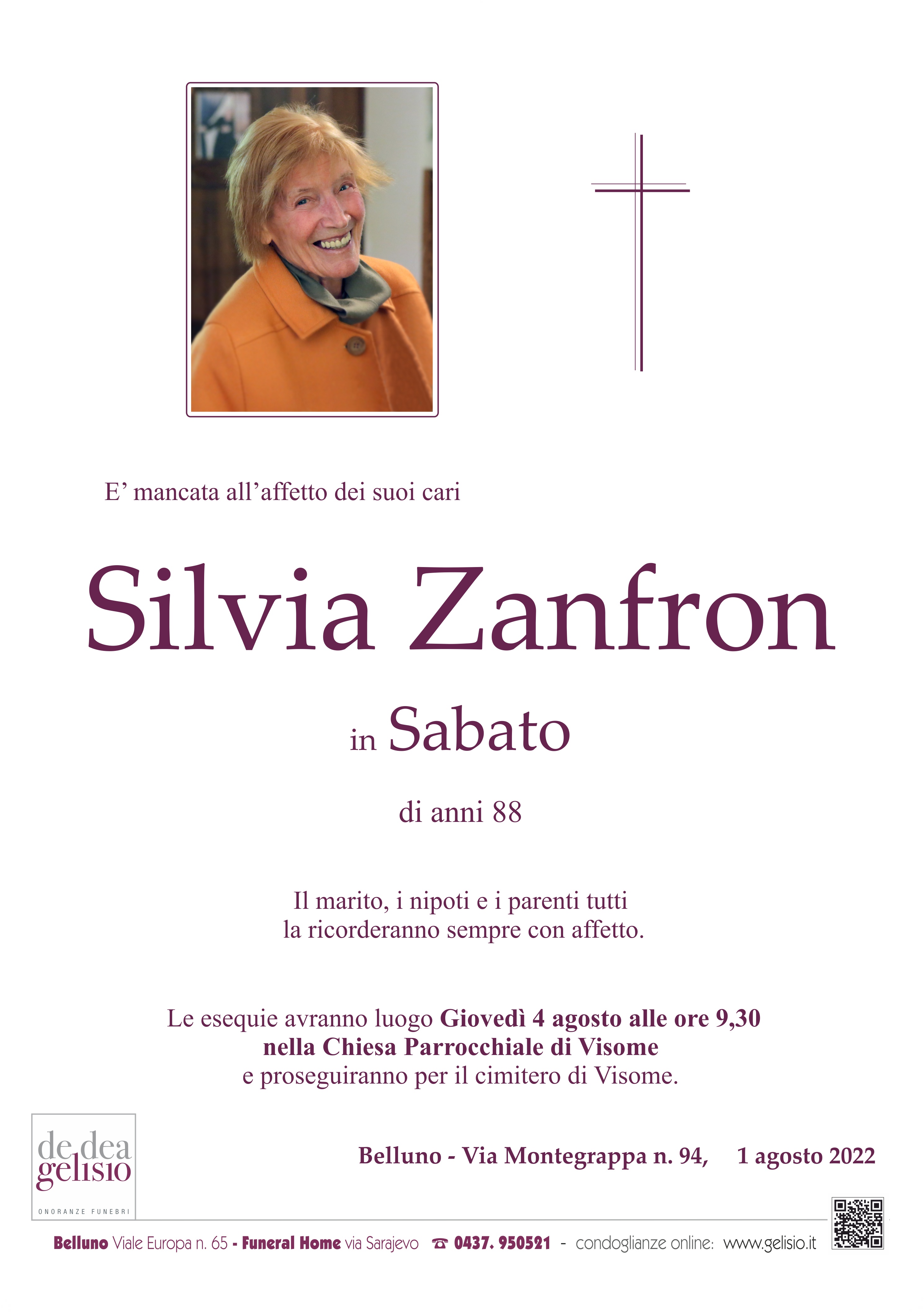 Zanfron Silvia Giusto